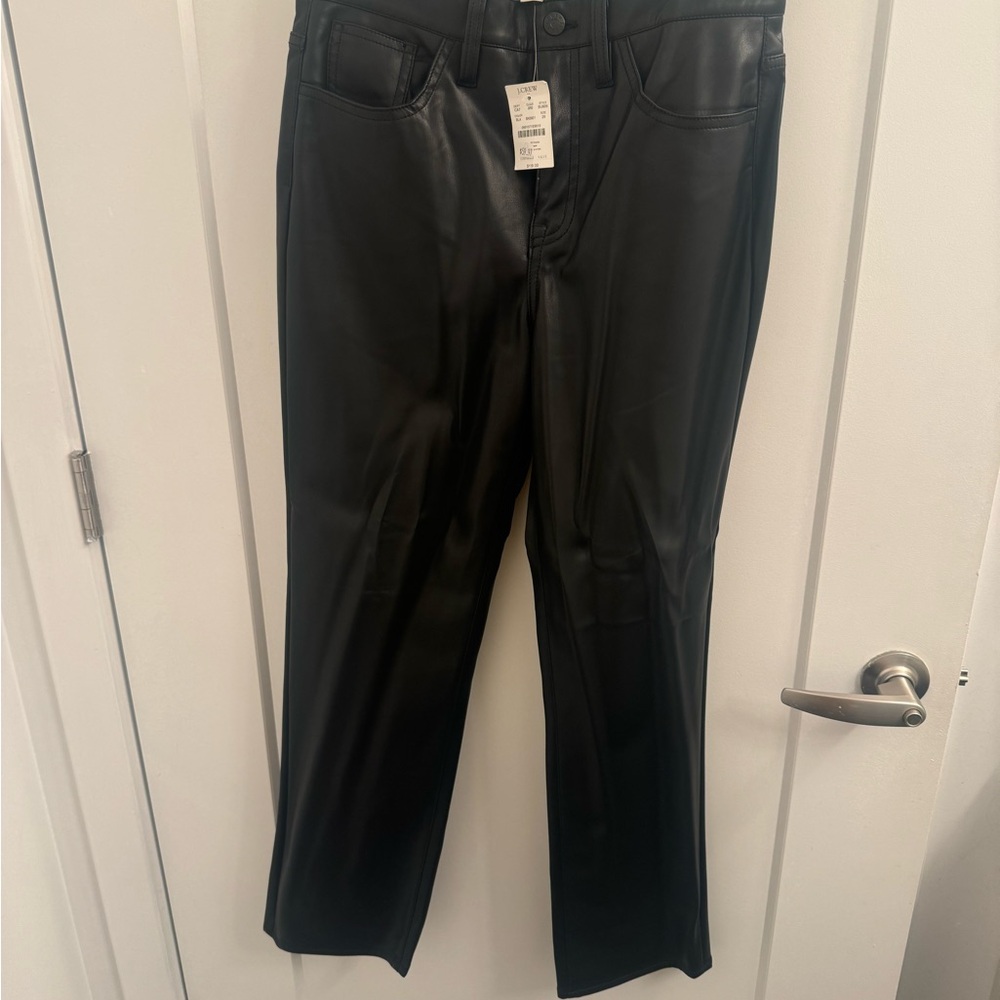 J. Crew Black Straight Leg Pants